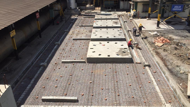 RC Foundation Works For New Sterilizer Building - Fada Construction Sdn Bhd