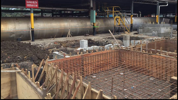 RC Foundation Works For New Sterilizer Building - Fada Construction Sdn Bhd