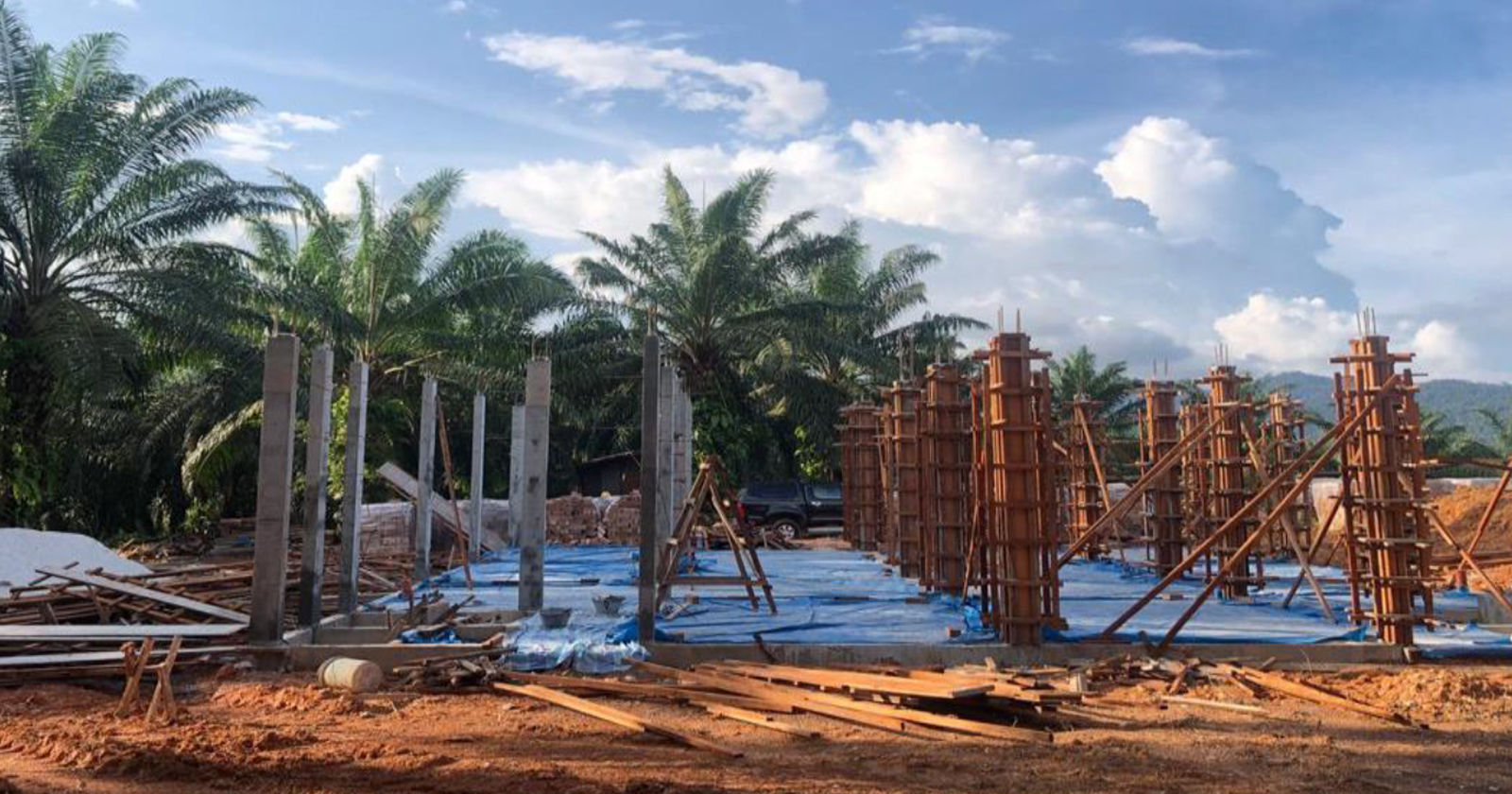 Single Storey Semi-Detached House & Fertilizer Store - Fada Construction Sdn Bhd