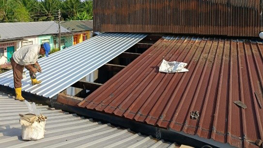 Proposed Replace Existing Roofing Sheet - Fada Construction Sdn Bhd