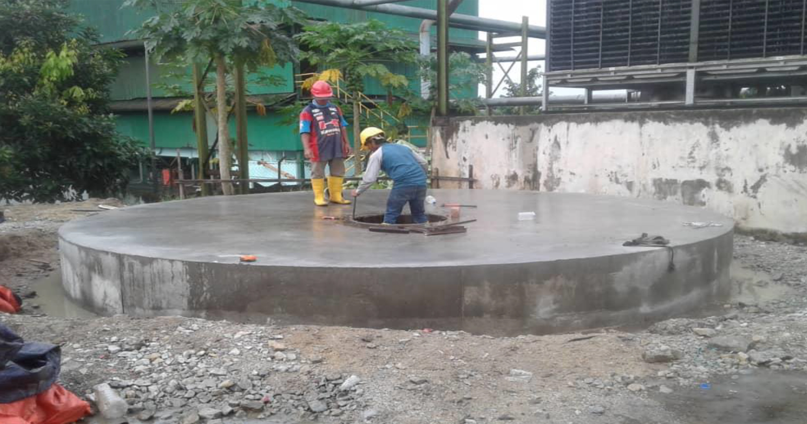 200 Ton CPO Tank Foundation - Fada Construction Sdn Bhd