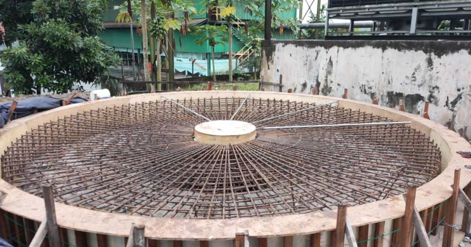 200 Ton CPO Tank Foundation - Fada Construction Sdn Bhd