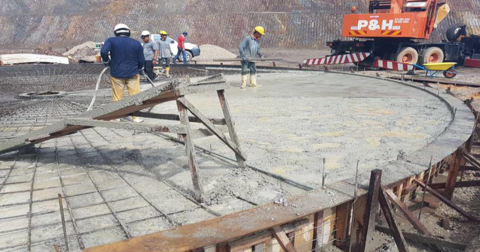 2000 Tons CPO Tank Foundation - Fada Construction Sdn Bhd
