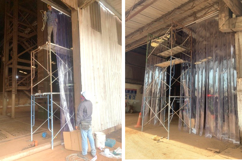 PVC STRIP CURTAIN WORKS - Fada Construction Sdn Bhd
