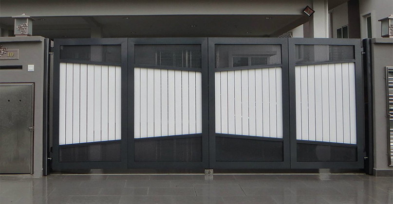 Heavy-Duty Mild Steel Main Entrance Gates - Fada Construction Sdn Bhd