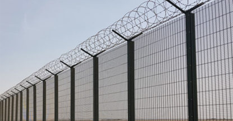 High-Security 358 Welded Mesh Anti-Climb Perimeter Fencing - Fada Construction Sdn Bhd