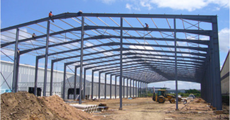 Industrial Portal Frame Structural Steelwork & Erection - Fada Construction Sdn Bhd
